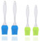 Pastry Brush Silicone, 4 Pcs- 7 & 8 Basting Brush Set, Heat Resistant Oil Brush for Cooking Kitchen Baking Barbecue Grilling Meat
