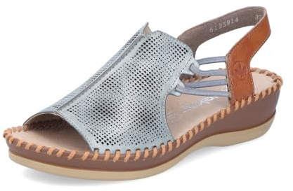 Rieker Damen Riemchensandalen 61359, Frauen Sandalen