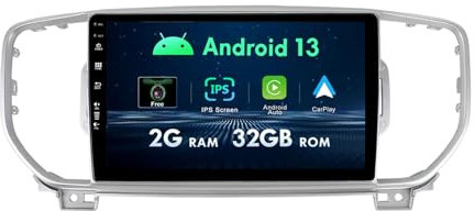 MISONDA 9 Pulgadas Android 14 Car Radio Stereo para Kia Sportage 4 / KX5 (2016-2018) - Cámara de visión Trasera Gratis - Soporta GPS/Dab/Control del Volante/WiFi/BT/Carplay [2G + 32G]