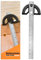 Winkelmesser Winkellineal – Verstellbares Edelstahl-Messgerät mit 0–180 Grad Messung für Heimwerker, Tischlerarbeiten (schwarz, 30,5 cm, ABS)