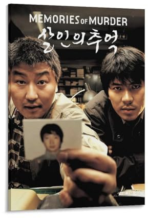 REDCHAMBER Poster aus südkoreanischem Kriminalfilm, Erinnerungen an Mord, 1 Poster, Gemälde, Leinwand, Wandkunst, Wohnzimmer, Poster, Gemälde, 50 x 75 cm