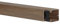 KOMIB 60x60 mm Kabelkanal/Kabelkanäle/Kabelführung - Schraubbar (mit Montagelochung im Boden) - Je Stange 2M (Braun - Holz Design, 10m (5x2M))