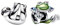 H.ZHENYUE Ciondolo in Argento Sterling 925 Rainforest Friends Duo Charm Bead con Zirconia,Compatibile con Bracciale e Collane Europei,per la festa della mamma,compleanno,regalo di Natale 2pcs / Set