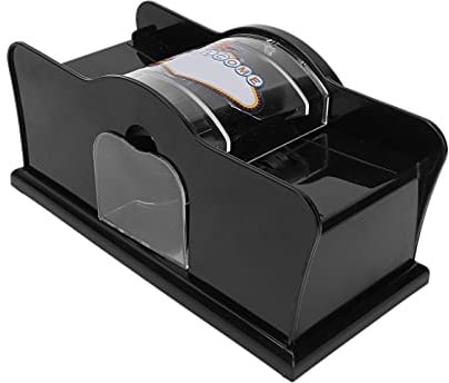 Ejoyous Kartenmischmaschine Manuell mit Kurbel, Mischmaschine Karten Poker Mischmaschine für die Perfekte Mischpause Karten Mischgerät für 2X Kartenspielen, für Kartenspiel Spieleabende