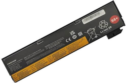 68+ 56Wh 45N1125 45N1127 Batterie Compatible with Lenovo X240 X250 X260 X270 T440 T440s T450 T450s T460 T460p T470p W550 W550s L450 L460 L470 P50s T550 T560 Series 45N1124 45N1126 45N1128