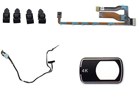 Zubehör Ersatzteile For D MI NI 2 Teil Shell Signal/Flachkabel Kamera Len Glas Gummi Dämpfer Halterung Rolle/Gier Arm for D MI NI 2 für Drohnen(4 in 1 set)