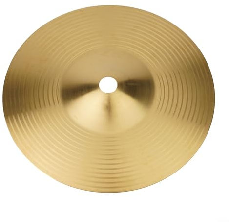 ZYWUOY Splash Becken, Jazz Drum Becken, Drum Brass Becken Percussion Splash Crash Hi-Hat Becken, für Percussionisten, 6/8/10/12/14/16 Zoll (15,2 cm)