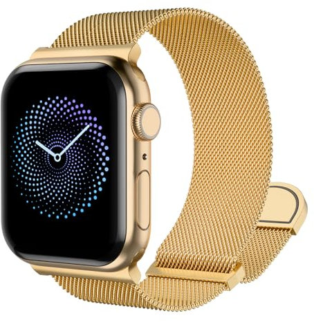Générique Milanese Bracelet Compatible with Apple Watch Séries10, 9, 8, 7, SE, 6, 5, 4, 3, 2, 1