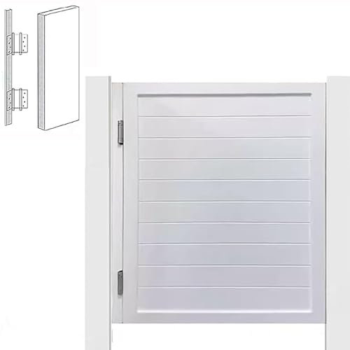 ZYXQQJ Puertas Batiente De Mostrador Puerta Vaiven Puertas De Cafe Puertas De Jardín Al Aire Libre, Partición De Entrada Interior, 2 Bisagras(White,W40xH80cm)