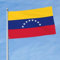 Bandiera del Venezuela da 1,5 x 0,9 m, bandiera decorativa su un lato, da appendere nei balconi all'aperto e al coperto del prato