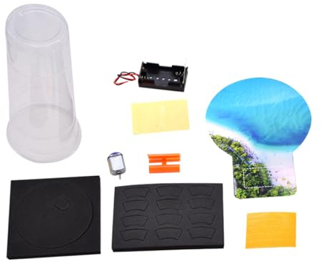 HIAKDOFT Elektrisches Tornado Experiment für Interdisziplinäres Lernspielzeug mit Wasserflaschenverbindern DIY Wissenschafts Kit Neugier und Kritischem Denken