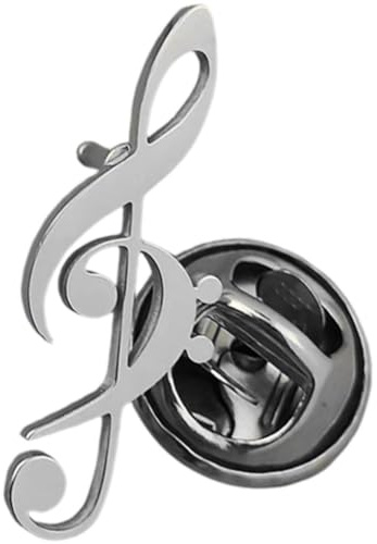 Lpitoy Musiknoten-brosche Für Damen Und Herren, Elegante Anstecknadel Musiknoten, Korsagenbrosche Für Schal, Anzug, Hemd, Tasche, Hut, Accessoires, Schmuckgeschenke