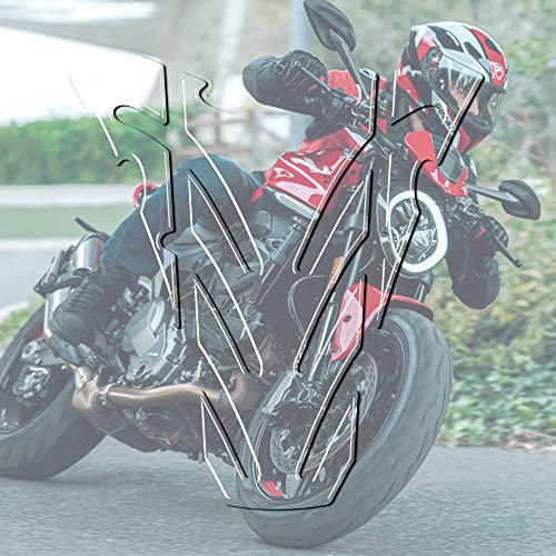 labelbike - Adesivi Resinati 3D Protezione Serbatoio PARASERBATOIO Moto compatibile con DUCATI MONSTER 696 - trasparente