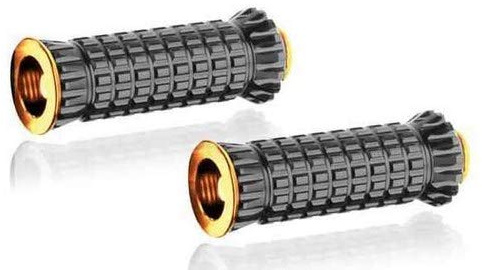 Puig 9193O Footpegs CNC machined aluminium, Gold