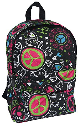 Street Jump Rucksack Mädchen Jungen Unisex Tasche Daypack Love Peace Tasche 42x30x20cm