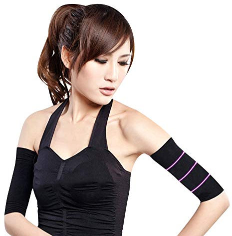 Manchon de Bras Compression Bras Manches Femme Shaper Amincissant Minceur ,Noir,OneSize