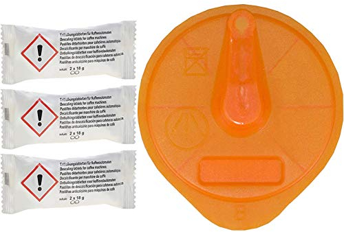 SPARES2GO Service Cleaning B T-Disc + 6 Descaling Tablets for Bosch fits Tassimo Joy TAS45 TAS47 Coffee Maker