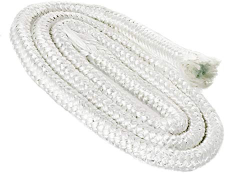 NKlaus 5m Glasfaserdocht rund Ø 10mm für Schmelzlicht Spirituslampe Öllampe für gereinigtes Lampenöl Paraffinöl Dauerdocht Gartenfackel Petroleumlampe 1254