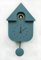Spring life Kuckucksuhr Wanduhr Chalet-Stil modernes Design mit Vogel-Tweetgeräusch
