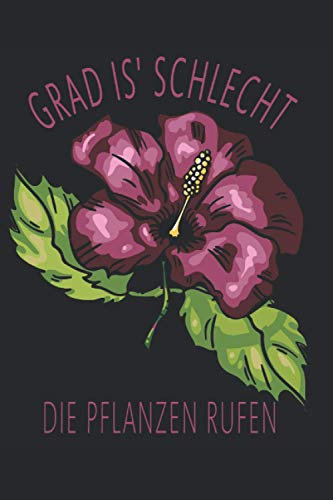 Grad is' schlecht meine Pflanzen rufen: Orchideen Design für Gärtner I Eintragen von Notizen, Terminen, Aufgaben & Ideen I ca. DINA5 I ca. 120 Seiten I Geschenk für Landschaftsarchitekten