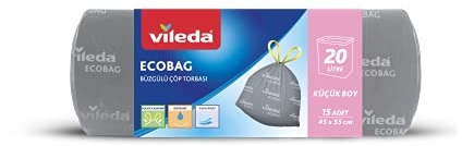Vileda Abfalleimer 20 Liter - 15er grau klein