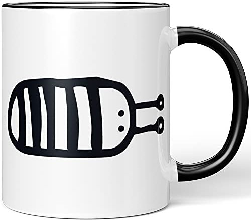 JUNIWORDS Tasse, Raupe, Wähle Farbe, Schwarz