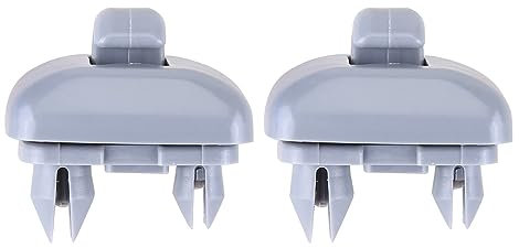 Uposao 2 soportes de gancho para visera solar interior de coche para Audi A1 A3 A4L A5 A6L A7 Q3 Q5 Q7 TT 8U0857562A 8E0857563A