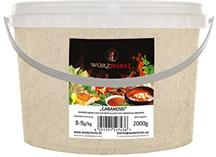 Cabanos, Kabanos Gewürzzubereitung Kabanos, Kabanossi, Cabanossi - Gewürz. PE - Eimer 2000g (2,0KG)