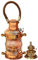 Messing & Kupfer Anker Öllampe Leeds Burton Nautische Maritime 35,6 cm Schiffslaternen