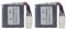 2PCS 9.6V 800mAh Hohe Lithiumakku für S911 S912 S913 S916 9112 9123 9115 9116 9120 15-DJ02 15-DJ03 Hochgeschwindigkeit RC Fahrzeug Drift abseits Elektrische Modell Spielzeug Wiederaufladbare Akku