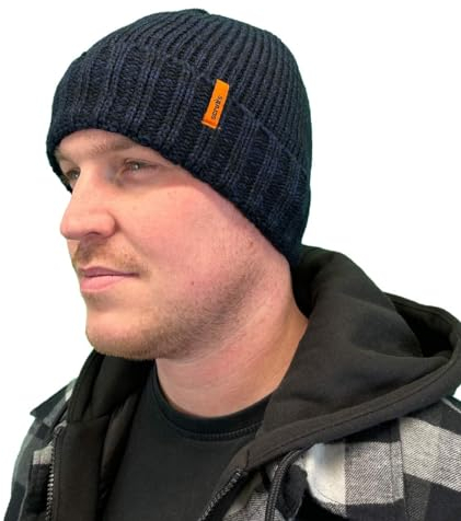 Scruffs Beanie-Mütze „Trade“, Marineblau / Schwarz Einheitsgröße (T55335)