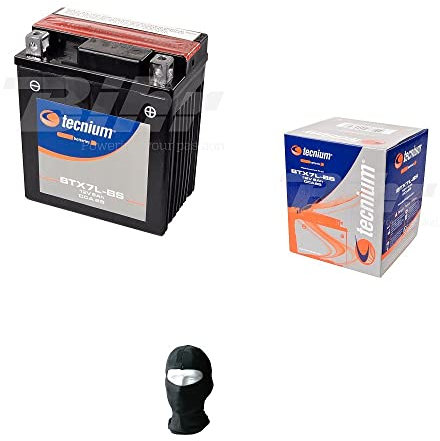 Compatible avec Honda 125 CA Rebel 1996 TECNIUM Batterie YTX7L-BS Batteries 6 AMPÈRES 12 Volts PRÊT pour Usage SPÉCIFIQUE Moto Scooter 113X70X130MM