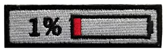 Trayosin PVC Klett Patch Elektrizität Bild Bestickter Aufnäher Applikation Bügelbild für Rucksäcke Militär Patches Aufkleber Abzeichen Klettbänder (D)