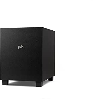 Polk Audio VNOOK Monitor XT10 Home Subwoofer, woofer woofer da 10, amplificatore di classe D 100 W, Dolby Atmos, Auro 3D e DTS: compatível COM X, Preto