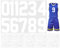 Huiguli 181 Pcs Iron On Letters and Numbers, 8 Inch Tear-Proof Numbers for Football Shirts & 2 Clothes, Washable Transfer Letter Fabric (White)