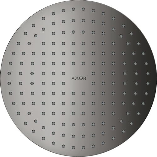 hansgrohe AXOR ShowerSolutions Kopfbrause 250 1jet, Decke-Aufputz, 35287330, Farbe: Polished Black Chrome