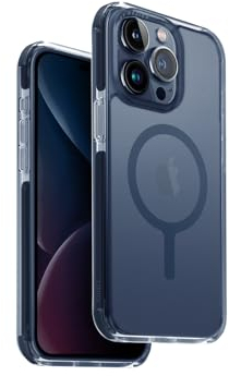 Uniq Hybrid iPhone Pro (2023) 6,7 Magclick Ladekampf (AF) – Rauchblau (Rauchblau)