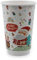 Pack & Cup Bio Einweg Doppelwand-Thermobecher Christmas Cappuccino, Latte Macchiato, Coffee to Go, Heißgetränk (400 ml, 20 St.)