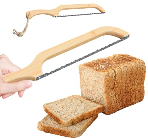 Fulenyi Gezahnte Brotmesser - Brotmesser für selbstgebackenes Brot,Edelstahl-Ananas- und Käseschneidemesser für langes Brot mit bequemem Griff