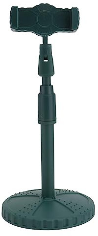OSALADI 1pieza Soporte Teléfono Móvil y Telescópico para Transmisiones Base Antideslizante Compatible Pantallas Verticales y Horizontales para Escritorio y Uso Práctico Oscuro