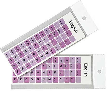 Saiyana Keyboard Sticker Multi Backgrounds Colored Keypad Repair Film Matte Wear-Resistant For Computer Keyboard Keys Stickers