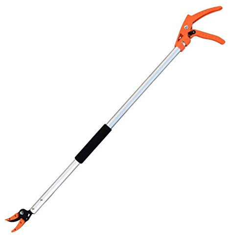 Gartenwerkzeug Astscheren, 80/100cm Gartenschere Für Gartengeräte, Gartenschneider Mit Langer Reichweite, Astschere für Arbeiten an weit entfernten Stellen,Obstpflückschere zum Garten und Freien