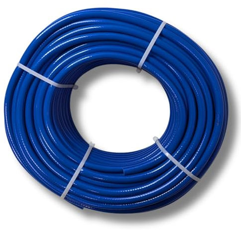 Lumonic 50m Druckluftschlauch I 6mm I flexibel, abriebfest und gewebeverstärkt I Druckluft & Bewässerung I Wasserschlauch I PVC Schlauch bis 20 bar