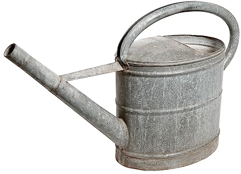 Gießkanne aus Zinn Original Deko-Kanne Zink-Kanne Deko-Gießkanne 10 l, 31 cm