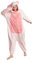 LaahoemAnimal Cochon Pyjama Unisexe Adulte à Capuche Homme Femme Porcs Combinaison Costume Cosplay vêtements Nuit Pink S
