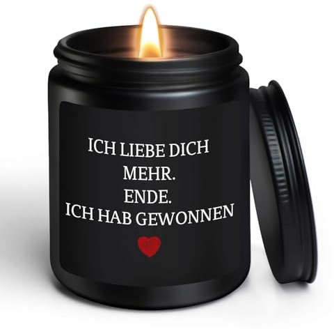 Jahrestag Geschenk für Ihn Sie Valentinstagsgeschenk Ich Liebe Dich Duftkerze, Geburtstagsgeschenke für Freundin Freund Geburtstag Weihnachtstag Geschenk für Paar Ehemann