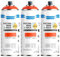 H HANSEL HOME Pintura Spray Base Agua 400ml - Para Muebles, Metal, Plástico y Madera - Ecológica y Sin Olor, Colores Duraderos - Naranja Pastel, 3 unidades