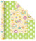 WERNNSAI Oster Geschenkpapierrolle – 1 Rolle 43 cm x 10 m Oster Geschenkpapier für Kinder Gelbgrünes Osterhasen Geschenkpapier Ostereier Osterkranz Dekoration Baby Geschenkpapier Festival Zubehör