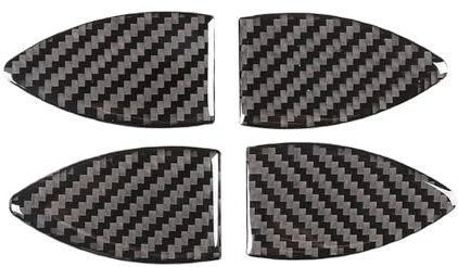 Mittelkonsole Dekor Auto-Innentürgriff-Schüsselabdeckung Kohlefaser Dekorativer Aufkleber Für R&av4 Für R&av 4 2006 2007 2008 2009 2010 2011 2012 Innenleisten Mittelkonsole