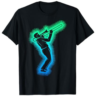 Posaune Posaunist Posaunenspieler Kinder Herren Jungen T-Shirt